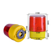 Night Solar Safety Warning Flash Light, Specification:04 Magnet(Yellow)