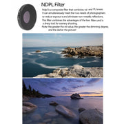 JSR LS ND8PL Lens Filter For DJI Osmo Action 3
