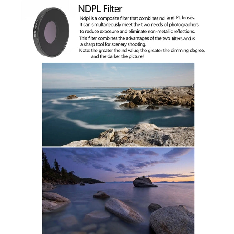 JSR LS ND64PL Lens Filter For DJI Osmo Action 3