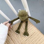 For AirPods 1 / 2 Plush Cute Frog Doll Headphone Protective Case with Hook