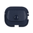 For AirPods Pro 2 Litchi Texture PU Leather Earphone Protective Case with Hook(Blue) - For AirPods Pro 2 by PMC Jewellery | Online Shopping South Africa | PMC Jewellery | Buy Now Pay Later Mobicred