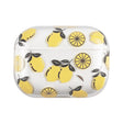 For AirPods Pro 2 Bronzing Fruit Pattern PC Earphone Hard Protective Case(Lemon) - For AirPods Pro 2 by PMC Jewellery | Online Shopping South Africa | PMC Jewellery | Buy Now Pay Later Mobicred