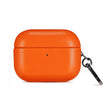 For Apple AirPods Pro PU Leather Wireless Bluetooth Earphone Protective Case(Orange) - For AirPods Pro by PMC Jewellery | Online Shopping South Africa | PMC Jewellery | Buy Now Pay Later Mobicred