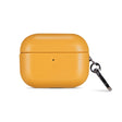 For Apple AirPods Pro 2 PU Leather Wireless Bluetooth Earphone Protective Case(Yellow) - For AirPods Pro 2 by PMC Jewellery | Online Shopping South Africa | PMC Jewellery | Buy Now Pay Later Mobicred