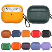 For Apple AirPods Pro 2 PU Leather Wireless Bluetooth Earphone Protective Case(Green)