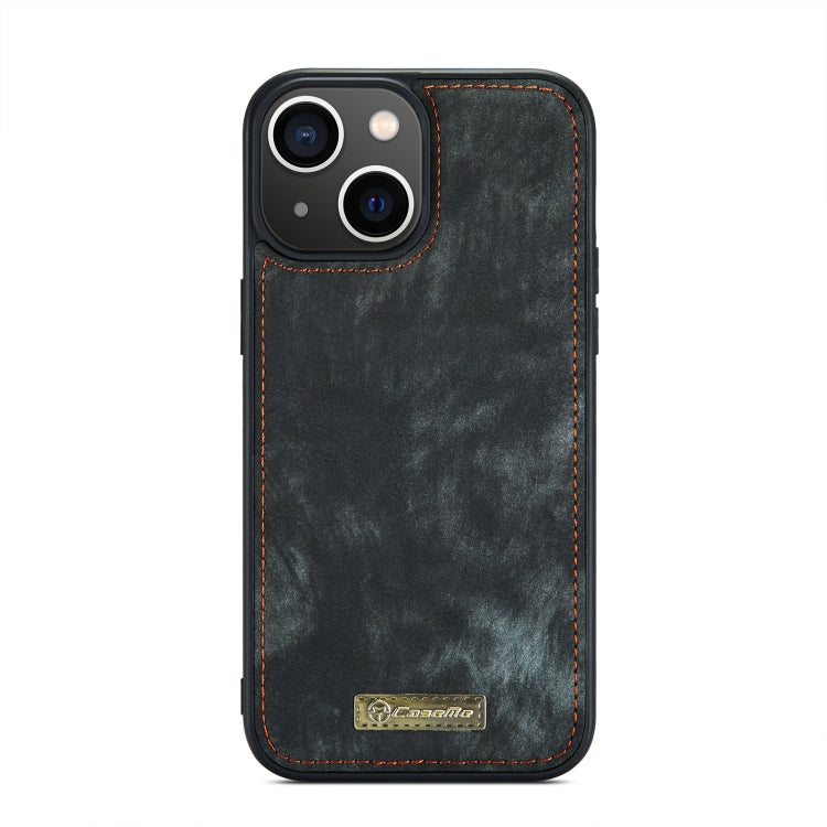 For iPhone 14 Plus CaseMe 008 Detachable Multifunctional Leather Phone Case(Black)