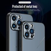 For iPhone 14 Pro R-JUST RJ52 3-Line Style Metal TPU Shockproof Phone Case(Silver)