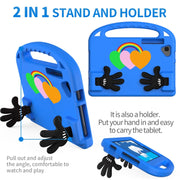 For Huawei MatePad 10.4 2022 Love Small Palm Holder EVA Tablet Case(Blue)