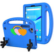 For Huawei MatePad T8 Love Small Palm Holder EVA Tablet Case(Blue) - Huawei by PMC TechLife | Online Shopping South Africa | PMC TechLife | Buy Now Pay Later Mobicred