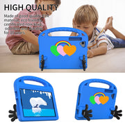 For Lenovo Tab M10 Plus Love Small Palm Holder EVA Tablet Case(Blue)