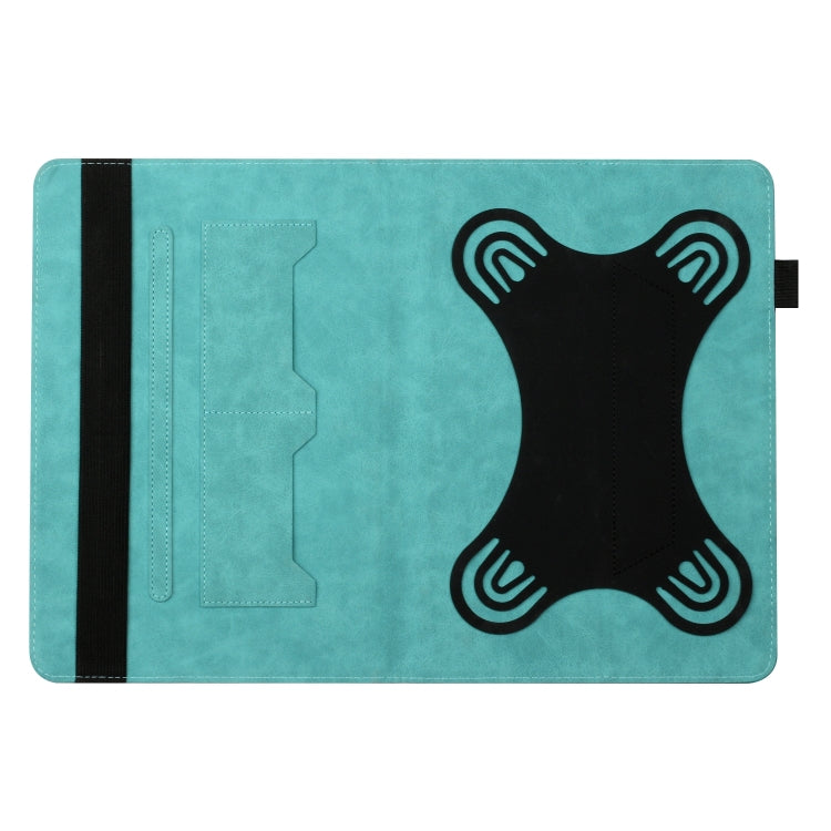 For 8 inch Life Tree Pattern Flip Universal Leather Tablet Case(Blue)