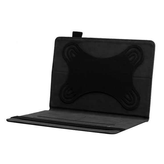 For 10 inch Life Tree Pattern Flip Universal Leather Tablet Case(Black)