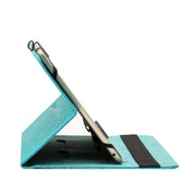For 10 inch Life Tree Pattern Flip Universal Leather Tablet Case(Blue)