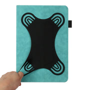 For 10 inch Life Tree Pattern Flip Universal Leather Tablet Case(Blue)