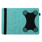 For 10 inch Life Tree Pattern Flip Universal Leather Tablet Case(Blue)