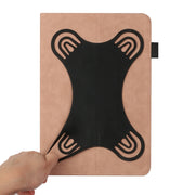 For 10 inch Life Tree Pattern Flip Universal Leather Tablet Case(Rose Gold)