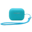 For AirPods Pro 2 2.0mm Solid Color Silicone Protective Cover(Blue) - For AirPods Pro 2 by PMC Jewellery | Online Shopping South Africa | PMC Jewellery | Buy Now Pay Later Mobicred