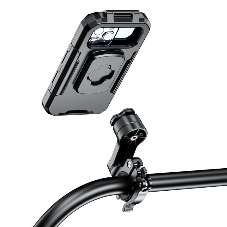 Kewig M18L-QD Motorcycle / Bicycle Water-resistant Quick Release Mobile Phone Holder