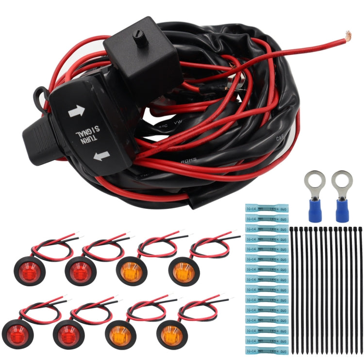 For UTV / ATU Car Turn Signal Light Toggle Switch Turn Signal Kit, Style:Vertical Turn Switch