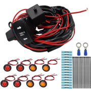 For UTV / ATU Car Turn Signal Light Toggle Switch Turn Signal Kit, Style:Vertical Turn Switch