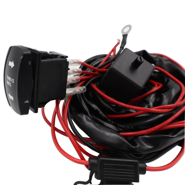 For UTV / ATU Car Turn Signal Light Toggle Switch Turn Signal Kit, Style:Vertical Turn Switch