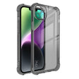 For iPhone 14 Plus imak Shockproof Airbag TPU Phone Case(Transparent Black) - iPhone 14 Plus Cases by imak | Online Shopping South Africa | PMC TechLife | Buy Now Pay Later Mobicred