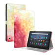 For Amazon Kindle Fire 7 2022 Watercolor Pattern Flip Leather Tablet Case(Spring Cherry) - Amazon by PMC TechLife | Online Shopping South Africa | PMC TechLife | Buy Now Pay Later Mobicred