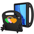 For Huawei MediaPad T5 10 Love Small Palm Holder EVA Tablet Case(Black) - free shipping - PMC TechLife - Order now!