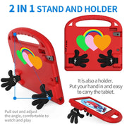 For Huawei MediaPad T5 10 Love Small Palm Holder EVA Tablet Case(Red)