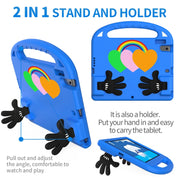 For Huawei MediaPad T5 10 Love Small Palm Holder EVA Tablet Case(Blue)