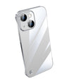 For iPhone 14 Plus Electroplating Frameless Clear PC Phone Case(Transparent) - iPhone 14 Plus Cases by PMC TechLife | Online Shopping South Africa | PMC TechLife | Buy Now Pay Later Mobicred