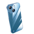 For iPhone 13 Electroplating Frameless Clear PC Phone Case(Sierra Blue) - iPhone 13 Cases by PMC TechLife | Online Shopping South Africa | PMC TechLife | Buy Now Pay Later Mobicred