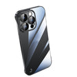 For iPhone 13 Pro Electroplating Frameless Clear PC Phone Case(Black) - iPhone 13 Pro Cases by PMC TechLife | Online Shopping South Africa | PMC TechLife | Buy Now Pay Later Mobicred
