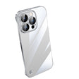For iPhone 12 Pro Max Electroplating Frameless Clear PC Phone Case(Silver) - free shipping - PMC TechLife - Order now!