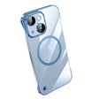 For iPhone 14 Plus Electroplating Frameless Magsafe Magnetic PC Phone Case(Sierra Blue) - iPhone 14 Plus Cases by PMC TechLife | Online Shopping South Africa | PMC TechLife | Buy Now Pay Later Mobicred