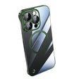 For iPhone 12 Pro Electroplating Frameless Magsafe Magnetic PC Phone Case(Green) - iPhone 12 / 12 Pro Cases by PMC TechLife | Online Shopping South Africa | PMC TechLife | Buy Now Pay Later Mobicred