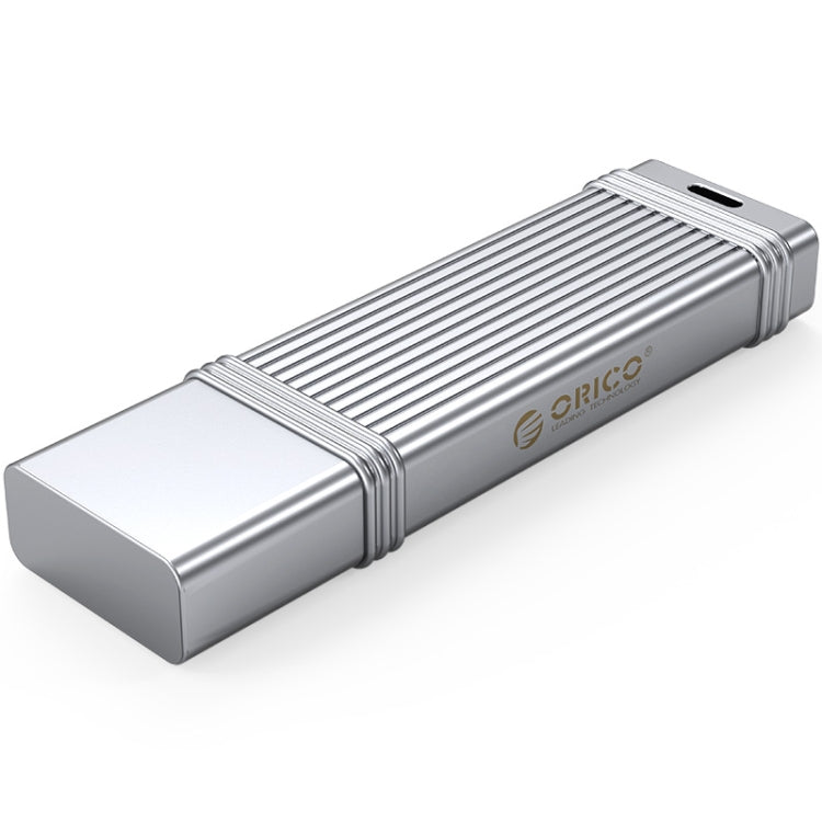 ORICO 128GB Type-C USB3.2 Gen1 USB Flash Drive, Read 260MB/s, Write 50MB/s (Silver)