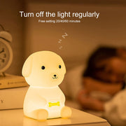 LED Colorful Silicone Sensor Night Light, Specification:Warm Light + Colorful