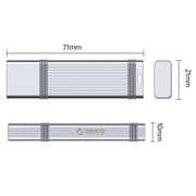 ORICO USB Solid State Flash Drive, Read: 520MB/s, Write: 450MB/s, Memory:128GB, Port:USB-A(Silver)