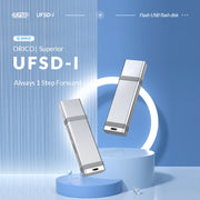 ORICO USB Solid State Flash Drive, Read: 520MB/s, Write: 450MB/s, Memory:512GB, Port:USB-A(Silver)