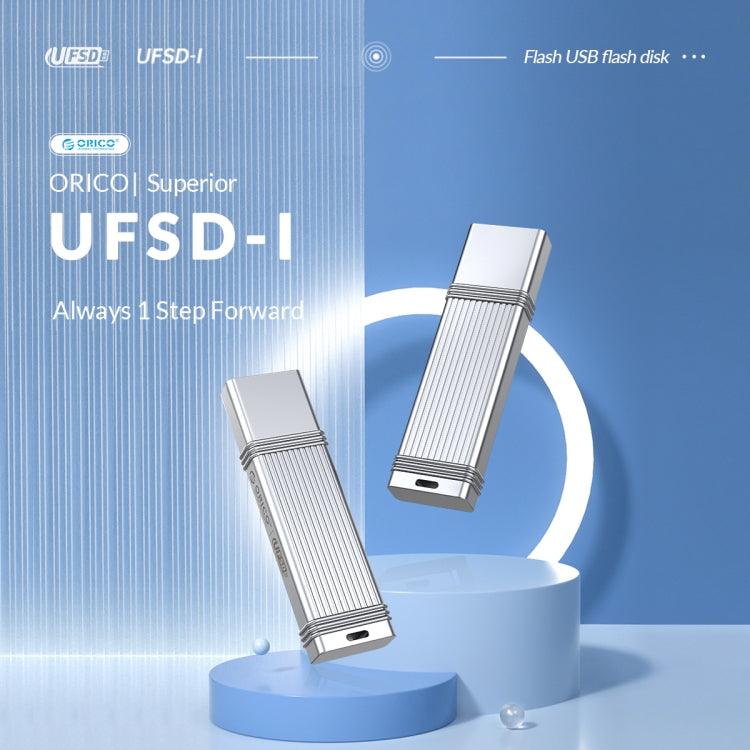 ORICO USB Solid State Flash Drive, Read: 520MB/s, Write: 450MB/s, Memory:1TB, Port:USB-A(Silver)