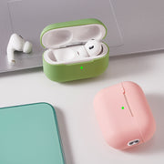 For AirPods Pro 2 Earphone Silicone Protective Case(Red)