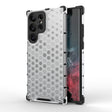 For Samsung Galaxy S23 Ultra 5G Shockproof Honeycomb PC + TPU Protective Phone Case(White) - Galaxy S23 Ultra 5G Cases by PMC TechLife | Online Shopping South Africa | PMC TechLife | Buy Now Pay Later Mobicred