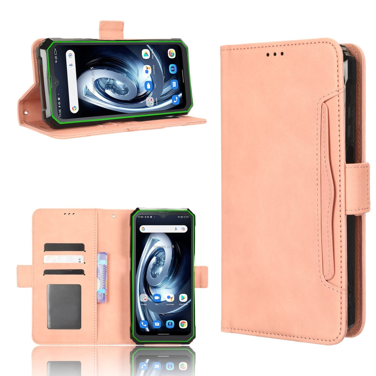 For Blackview BV7100 Skin Feel Calf Texture Card Slots Leather Phone Case(Pink)