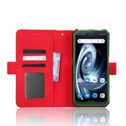 For Blackview BV7100 Skin Feel Calf Texture Card Slots Leather Phone Case(Red)