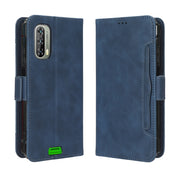 For Blackview BV7100 Skin Feel Calf Texture Card Slots Leather Phone Case(Blue)