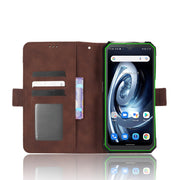 For Blackview BV7100 Skin Feel Calf Texture Card Slots Leather Phone Case(Brown)