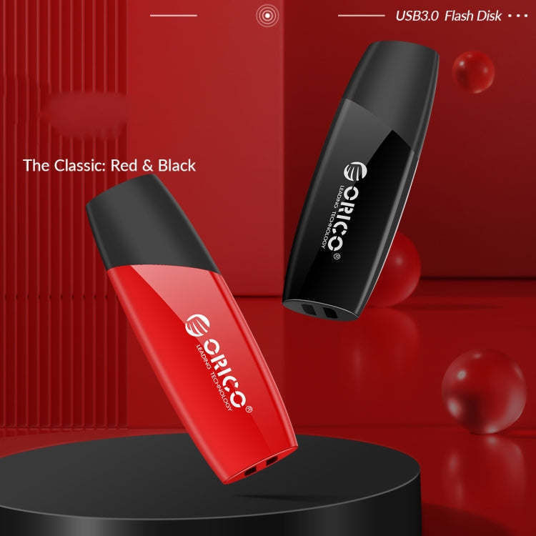 ORCIO USB3.0 U Disk Drive, Read: 100MB/s, Write: 15MB/s, Memory:32GB, Port:USB-A(Black)