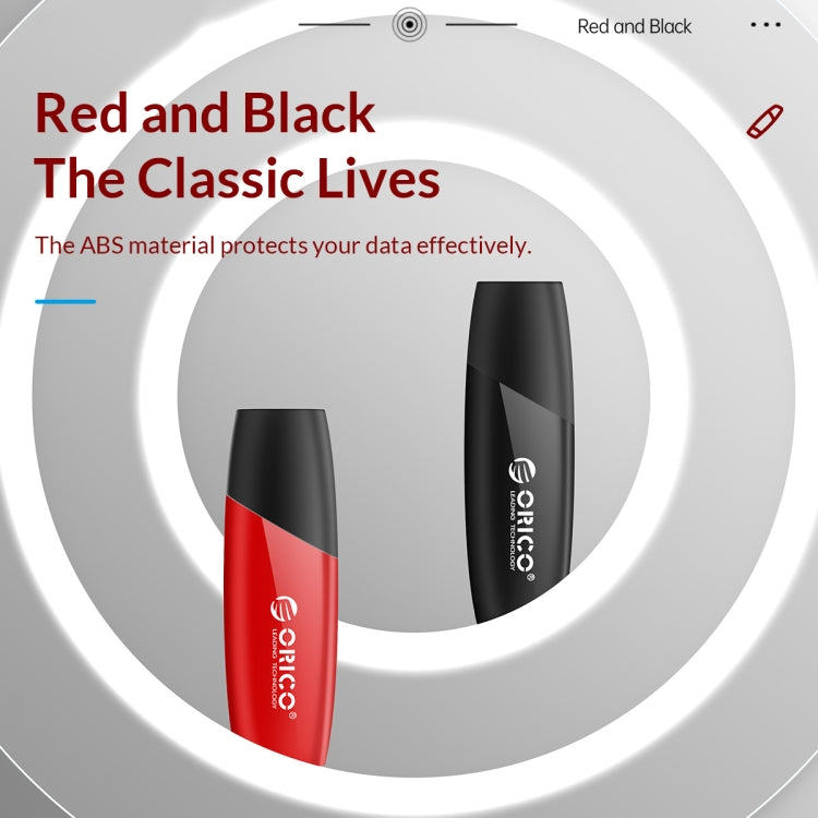 ORCIO USB3.0 U Disk Drive, Read: 100MB/s, Write: 15MB/s, Memory:32GB, Port:USB-A(Black)