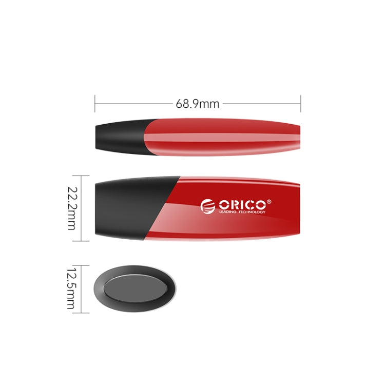 ORCIO USB3.0 U Disk Drive, Read: 260MB/s, Write: 15MB/s, Memory:128GB, Port:USB-A(Red)